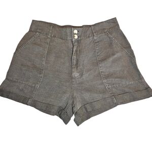 Joie Linen Blend Stretch Shorts size 4